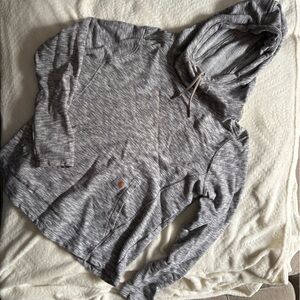 Carhartt Kids Heather Gray Sweatshirt with Logo